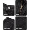 image:imageJMIERR Mens ALine Baggy Jeans Shorts Wide Leg Casual Loose Fit Y2K Streetwear Denim ShortsBlack