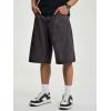 image:imageJMIERR Mens ALine Baggy Jeans Shorts Wide Leg Casual Loose Fit Y2K Streetwear Denim ShortsBlack