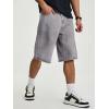image:imageJMIERR Mens ALine Baggy Jeans Shorts Wide Leg Casual Loose Fit Y2K Streetwear Denim ShortsLight Grey
