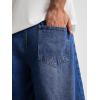 image:imageJMIERR Mens ALine Baggy Jeans Shorts Wide Leg Casual Loose Fit Y2K Streetwear Denim ShortsNavy Blue