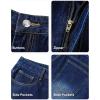 image:imageJMIERR Mens ALine Baggy Jeans Shorts Wide Leg Casual Loose Fit Y2K Streetwear Denim ShortsNavy Blue