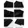 image:imageJMIERR Mens Baggy Casual Dress Pants Lightweight Pleated Old Money Wide Leg Pants Loose Relaxed Fit Trousers0 Black