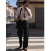 image:imageJMIERR Mens Baggy Casual Dress Pants Lightweight Pleated Old Money Wide Leg Pants Loose Relaxed Fit Trousers0 Black