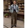 image:imageJMIERR Mens Baggy Casual Dress Pants Lightweight Pleated Old Money Wide Leg Pants Loose Relaxed Fit Trousers1 Brown