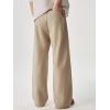 image:imageJMIERR Mens Baggy Casual Dress Pants Lightweight Pleated Old Money Wide Leg Pants Loose Relaxed Fit TrousersA Khaki