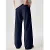 image:imageJMIERR Mens Baggy Casual Dress Pants Lightweight Pleated Old Money Wide Leg Pants Loose Relaxed Fit TrousersA Navy Blue