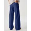 image:imageJMIERR Mens Baggy Casual Dress Pants Lightweight Pleated Old Money Wide Leg Pants Loose Relaxed Fit TrousersBlue