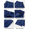 image:imageJMIERR Mens Baggy Casual Dress Pants Lightweight Pleated Old Money Wide Leg Pants Loose Relaxed Fit TrousersBlue