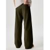 image:imageJMIERR Mens Baggy Casual Dress Pants Lightweight Pleated Old Money Wide Leg Pants Loose Relaxed Fit TrousersGreen