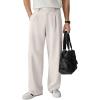image:imageJMIERR Mens Baggy Casual Dress Pants Lightweight Pleated Old Money Wide Leg Pants Loose Relaxed Fit TrousersGrey Beige