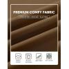 image:imageJMIERR Mens Baggy Casual Dress Pants Lightweight Pleated Old Money Wide Leg Pants Loose Relaxed Fit TrousersLight Brown