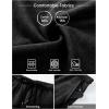 image:imageJMIERR Mens Baggy Sweat Shorts Acid Washed Cotton Relaxed Fit Streetwear Summer Drawstring Casual Shorts with 3 PocketsBlack