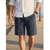 image:imageJMIERR Mens Baggy Sweat Shorts Acid Washed Cotton Relaxed Fit Streetwear Summer Drawstring Casual Shorts with 3 PocketsDark Grey