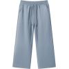 image:imageJMIERR Mens Casual Baggy Pants Lightweight Wide Leg Lounge Travel Pants Streetwear with PocketsBeau Blue