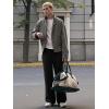 image:imageJMIERR Mens Casual Baggy Pants Lightweight Wide Leg Lounge Travel Pants Streetwear with PocketsBlack