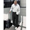 image:imageJMIERR Mens Casual Baggy Pants Lightweight Wide Leg Lounge Travel Pants Streetwear with PocketsBlack