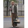 image:imageJMIERR Mens Casual Baggy Pants Lightweight Wide Leg Lounge Travel Pants Streetwear with PocketsBrown