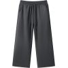 image:imageJMIERR Mens Casual Baggy Pants Lightweight Wide Leg Lounge Travel Pants Streetwear with PocketsDark Grey