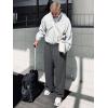 image:imageJMIERR Mens Casual Baggy Pants Lightweight Wide Leg Lounge Travel Pants Streetwear with PocketsDark Grey