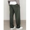 image:imageJMIERR Mens Casual Baggy Pants Lightweight Wide Leg Lounge Travel Pants Streetwear with PocketsGreen