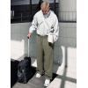 image:imageJMIERR Mens Casual Baggy Pants Lightweight Wide Leg Lounge Travel Pants Streetwear with PocketsGreen Grey