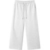 image:imageJMIERR Mens Casual Baggy Pants Lightweight Wide Leg Lounge Travel Pants Streetwear with PocketsLight Grey 2