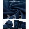 image:imageJMIERR Mens Track Suit Sleeveless Hoodie Tank Tops Workout Shorts 2 Piece Set Acid Wash Cotton Outfits Athletic Gym SweatsuitSail Blue