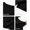 image:imageJMIERR Mens Wool Blend Crewneck Knit Sweater Lightweight TShirt Casual Short Sleeve Pullover for Work Daily DateBlack