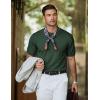 image:imageJMIERR Mens Wool Blend Crewneck Knit Sweater Lightweight TShirt Casual Short Sleeve Pullover for Work Daily DateGreen