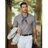 image:imageJMIERR Mens Wool Blend Crewneck Knit Sweater Lightweight TShirt Casual Short Sleeve Pullover for Work Daily DateGrey