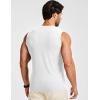 image:imageJMIERR Sleeveless Tank Tops Workout Muscle Gym Ribbed Shirt Athletic Bodybuilding T Shirts1b White