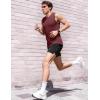image:imageJMIERR Sleeveless Tank Tops Workout Muscle Gym Ribbed Shirt Athletic Bodybuilding T ShirtsBurgundy