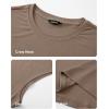 image:imageJMIERR Sleeveless Tank Tops Workout Muscle Gym Ribbed Shirt Athletic Bodybuilding T ShirtsCamel