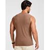 image:imageJMIERR Sleeveless Tank Tops Workout Muscle Gym Ribbed Shirt Athletic Bodybuilding T ShirtsCamel