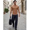 image:imageJMIERR Sleeveless Tank Tops Workout Muscle Gym Ribbed Shirt Athletic Bodybuilding T ShirtsCamel