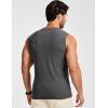 image:imageJMIERR Sleeveless Tank Tops Workout Muscle Gym Ribbed Shirt Athletic Bodybuilding T ShirtsDark Grey