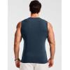 image:imageJMIERR Sleeveless Tank Tops Workout Muscle Gym Ribbed Shirt Athletic Bodybuilding T ShirtsNavy Blue