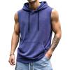 image:imageJMIERR Mens 2026 Vintage Washed Sleeveless Hoodie Tank Top Cotton Muscle Workout Gym Streetwear ShirtBlue