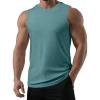 image:imageJMIERR Sleeveless Tank Tops Workout Muscle Gym Ribbed Shirt Athletic Bodybuilding T ShirtsMist Green