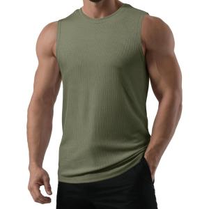 image:imageJMIERR Sleeveless Tank Tops Workout Muscle Gym Ribbed Shirt Athletic Bodybuilding T ShirtsFour Leaf Clover