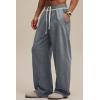 image:imageJMIERR Mens Baggy Loose Fit Raw Hem Sweatpants Casual Drawstring Pants Y2K Wide Leg Stretchy Pants with Pockets2 Dark Grey