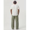 image:imageJMIERR Mens Baggy Loose Fit Raw Hem Sweatpants Casual Drawstring Pants Y2K Wide Leg Stretchy Pants with PocketsB Green