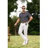 image:imageJMIERR Mens Textured Knit Polo Shirt Summer Short Sleeve Vacation Button Beach Knit Stretchy Golf ShirtsDark Grey