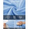 image:imageJMIERR Mens Textured Knit Polo Shirt Summer Short Sleeve Vacation Button Beach Knit Stretchy Golf ShirtsSapphire Blue