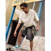 image:imageJMIERR Oversized T Shirts for Men Women Vintage Wash 100 Cotton V Neck Drop Shoulder Tee TopsBeige