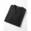 image:imageJMIERR Oversized T Shirts for Men Women Vintage Wash 100 Cotton V Neck Drop Shoulder Tee TopsBlack