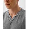 image:imageJMIERR Oversized T Shirts for Men Women Vintage Wash 100 Cotton V Neck Drop Shoulder Tee TopsGrey