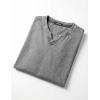 image:imageJMIERR Oversized T Shirts for Men Women Vintage Wash 100 Cotton V Neck Drop Shoulder Tee TopsGrey