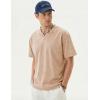 image:imageJMIERR Oversized T Shirts for Men Women Vintage Wash 100 Cotton V Neck Drop Shoulder Tee TopsKhaki