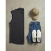 image:imageJMIERR Mens 100 Cotton Sleeveless Tank Tops Cut Off Muscle Gym T Shirts Casual Beach Loose Fit TeesBlack